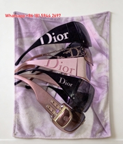 Christian Dior Sunglasses Collection Flannel Sofa Throw Blanket D461
